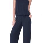 Atina Cristina Black Romper Jumpsuit Elegant Rhinestones Collar Size XS … Photo 2