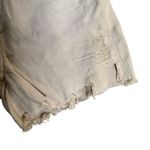 American Eagle  High Rise Mom Denim Shorts‎ Size 000 Distressed Destroyed Cut Off Photo 2