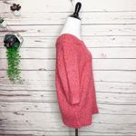 Worthington  Chunky Knit Pink Boxy Sweater Women’s Size XL Photo 5