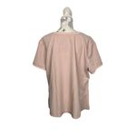 Jaanuu ‎ Scrub Top Short sleeve Pink J96242 3 pocket Sweetheart Neck Size 1X Photo 4