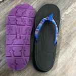 LL Bean Katahdin Flip flops sandal Purple Ocean Mesa Blue Size 9 Photo 4