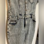 Blue B Collection Denim Wide Leg Jumpsuit Size L Photo 6