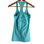 Lululemon Racer Back Training Workout Tank Top Stretchy in Turquoise, Size XS Blue Photo 4