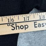 Calvin Klein Calvin Klein Sweater Dress Black Short Sleeve Knit Ribbed Scoop Neck Size Small Photo 9