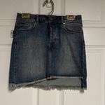 Zadig & Voltaire Denim Mini Skirt with Frayed Hem Photo 0