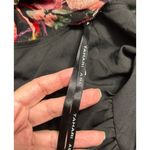 Tahari  ASL 12 Black Red Floral Chiffon Mini Dress Cocktail Party Festival NWT Photo 9