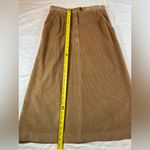 Vintage Corduroy Skirt Below knee size 14 Tan Photo 4