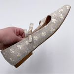 Steve Madden Boden Natural Floral Embroidered Mid Strap Loafer Flats Size 8.5 Photo 9