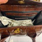 ZARA NEW ANIMAL PRINT MINI CROSSBODY BAG BROWN WITH HANDLES AND CHAIN STRAP Photo 8