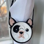 French Bulldog Purse Bag with Heart Ears No Brand Coquette Girl Black Photo 1