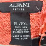 Adolfo PL Summer String Knit Shawl Petite in Dreamsickle Pink Size undefined Photo 4