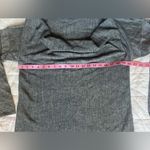 Eileen Fisher 100% Baby Alpaca Gray Knit Cowl Neck Sweater Tunic / Mini Dress -M Photo 3