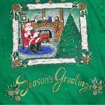 Holiday Time Vintage  season’s greeting sweatshirt size XL Photo 3