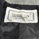 Vintage J Gallery Blazer Womens 7 8 Gray Herringbone Padded Shoulder Power Suit Size 8P Photo 6