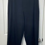Briggs New York EUC Vintage  women’s solid black‎ stretch straight trousers pants Photo 0