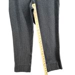 J Jill Ponte Slim Leg Pants M Blue Check Pull On Stretch Knit Casual Career Soft Size M Photo 6