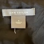 Ann Taylor Dark Gray Floral Wool A-Line Skirt 4 Asymmetrical Peplum Cottage Goth Photo 8