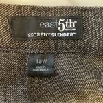 East 5th Woman Secretly Slender Brown Textured Dress/Work Pants NWT-18W Photo 6