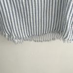 Beach Lunch Lounge Marine Striped Shirt Top SMALL Blue White Long Sleeve NWOT Photo 2