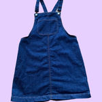 Wild Fable Lightweight mid-wash blue denim pinafore overall dress 🔥 Photo 0