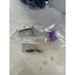 Purple Rhinestone Tiara Comb‎ Butterfly Necklace Hair Clips princess Silver Photo 1