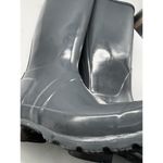 Hunter Grey Original Tall Gloss Rain Boots Women’s Size 5 Photo 6