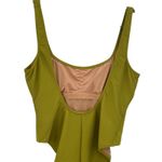 J.Crew  Ribbed Squareneck One-Piece Swimsuit Textured‎ Green Size 14 Photo 6
