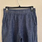Sigrid Olsen  linen Women's Casual Blue Trousers Photo 2