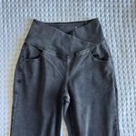 Halara NWT Black Crossover Flared Jeggings Photo 5