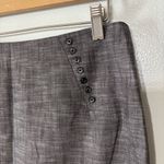 Iz Byer I.Z Byer California Dark Gray Business Office Skirt W/ Button Detail Size 7 Photo 1