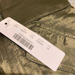 J.Crew  Shimmering Satin Olive Pants Photo 6