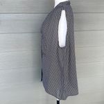 Who What Wear  Black and White Polka Dot Blouse Photo 6