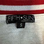 Fifth Sun NASA White Red Ringer T-Shirt Patriotic USA Summer Long Sleeve July 4 Photo 3