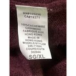 Joie  100% Cashmere Sweater Burgundy Boat Neck Lightweight Pullover Women’s XL Photo 7