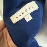 Sandro cobolt Blue adjustable spaghetti strap Midi Dress Photo 7