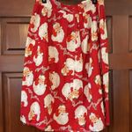 Handmade plus size Santa Christmas skirt Red Photo 3