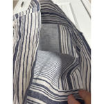 Kenar  100% Linen Striped Mini Tank Shift Dress Size 2 Photo 3