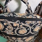 Vera Bradley  Black and Gold Embroidered Backpack Photo 2