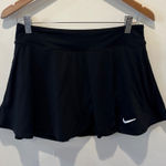 Nike  Dri Fit Tennis Skirt Black Standard Fit Athletic Skort Size M Photo 0