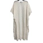 Lane Bryant  White Gold Lurex Maxi Open Front Duster Lightweight Knit One Size Photo 4