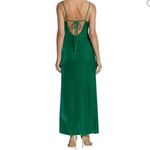 RHODE Jemima Maxi Dress Crushed Velvet Emerald NWT Size‎ 0 Green Size XL Photo 2