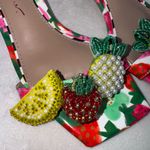 Betsey Johnson  Women's Colson Colorful Fruit Kitten-Heel Dress Sandals-Size 6.5 Photo 5