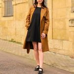 Uniqlo Linen Blend Mini Dress Black NWT Small Photo 1