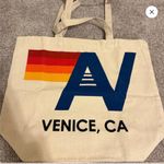 Aviator Nation  Canvas Tote *Venice, CA 4 Stripe W/Logo NIP Photo 1
