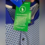 NEW Ralph Lauren RLX Airflow Sleeveless Golf Polo Women’s XS Blue Geo Photo 15