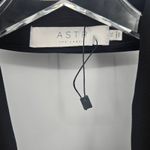 ASTR the Label Mini Dress Graciela Front Wrap Tie Suit Black XS New $138 Photo 5