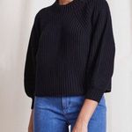 Apiece Apart cotton and cashmere merel funnel neck sweater in black NWT Photo 1