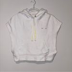 Anthropologie The Upside Sporty Sleeveless Hoodie white stripe size small Photo 1