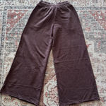 Aerie Distressed Sweatpants Skater Wide-Leg Photo 4