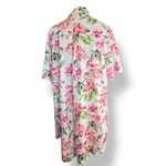 Show Me Your Mumu Pink Floral Kimono Robe One Size Watercolor Short Sleeve Photo 6